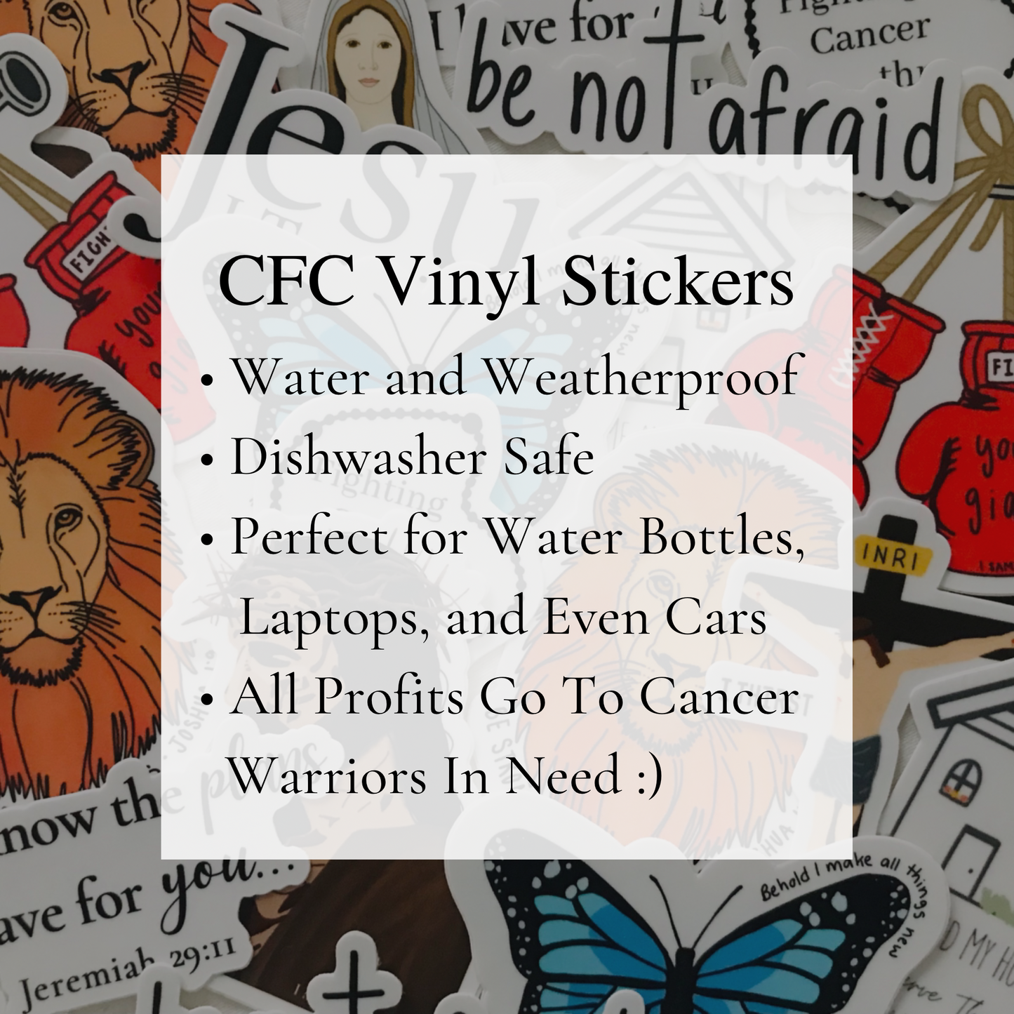 Crowning with Thorns Vinyl Sticker