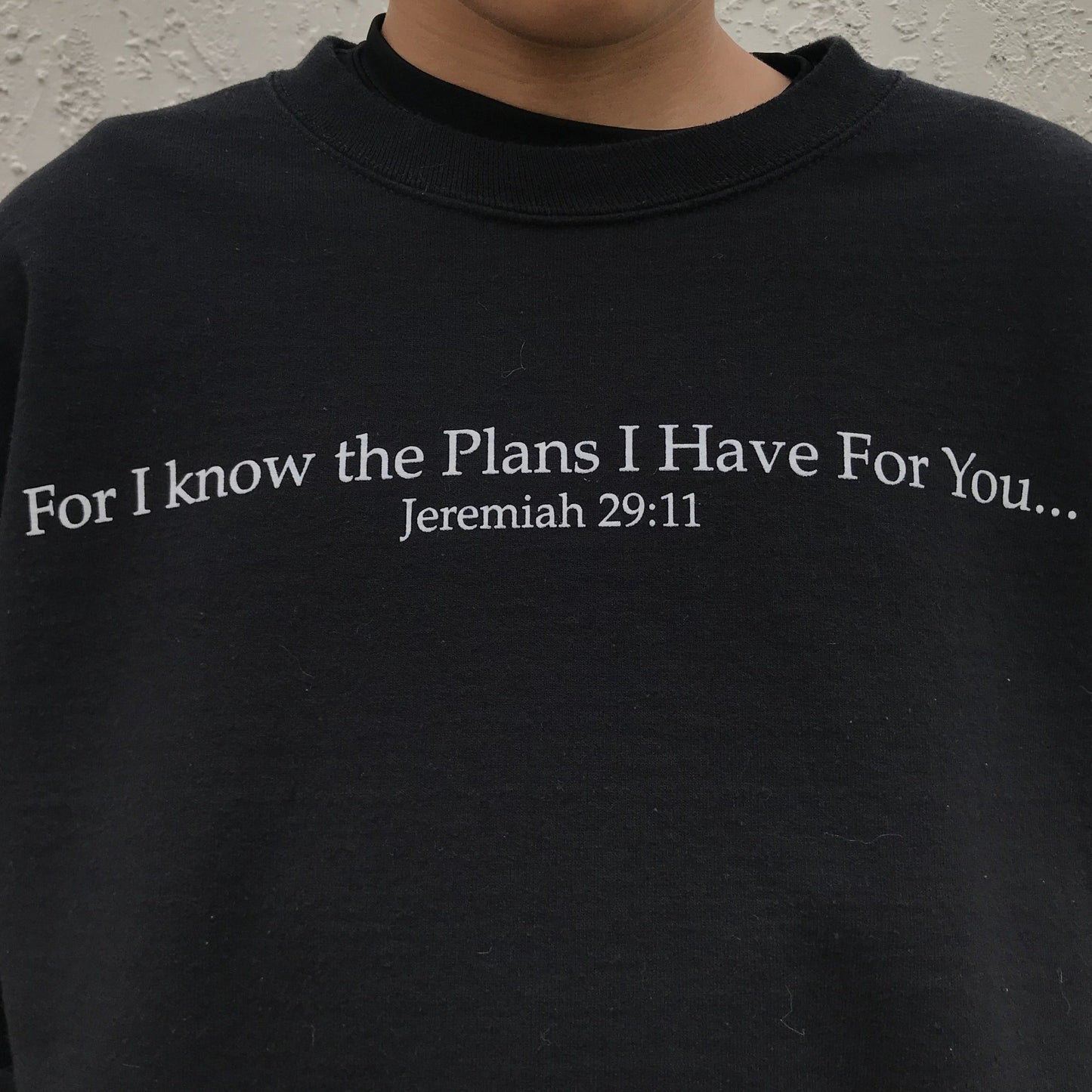 "For I Know the Plans I Have For You... Jeremiah 29:11 " Unisex Fleece Crewneck