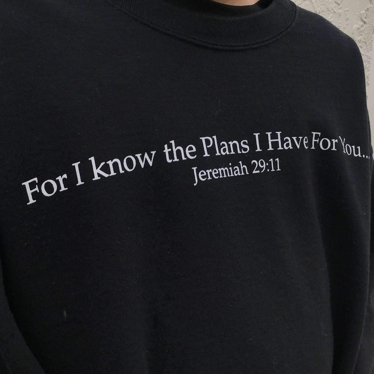 "For I Know the Plans I Have For You... Jeremiah 29:11 " Unisex Fleece Crewneck