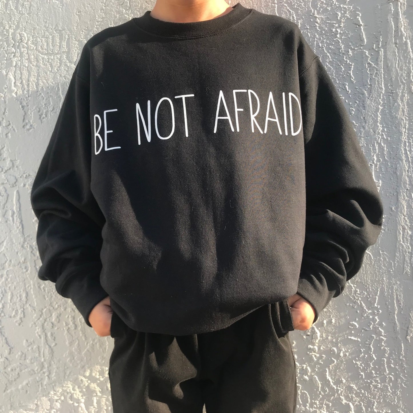 Be Not Afraid Fleece Crewneck